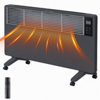 JIOABL Infrared Space Heater for Large Room, WiFi Remote, Inverter, Thermostat, White