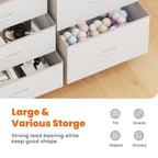 JIOABL 5-Drawer Dresser with Drawer Organizers for Bedroom, Living Room, or Closet