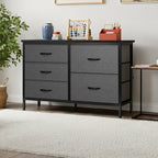 JIOABL 5-Drawer Dresser with Drawer Organizers for Bedroom, Living Room, or Closet